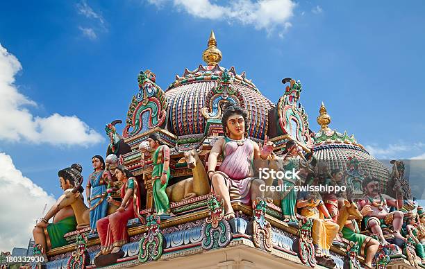 Индуистский Храм — стоковые фотографии и другие картинки Крупный план - Крупный план, Памятник, Сингапур
