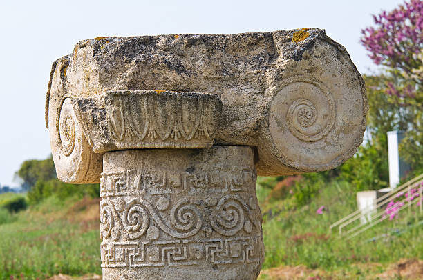 Archaeological Park. Metaponto. Basilicata. Italy.