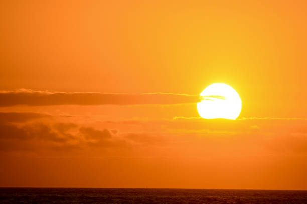 istock The Sun Setting in the Sea 1803347742