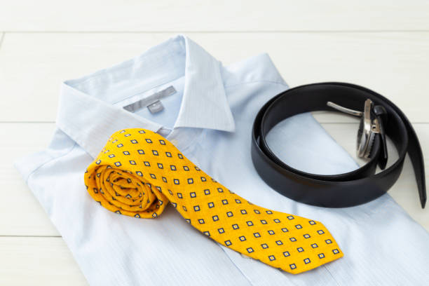 istock Shirts and ties for men. 1803350972
