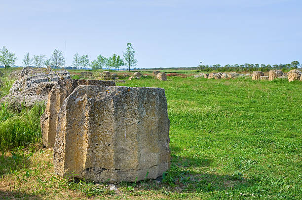 istock Archaeological Park. Metaponto. Basilicata. Italy. 180335945
