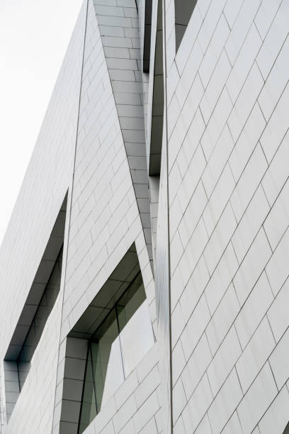 istock modern office building exterior with geometry style design. 1803377450