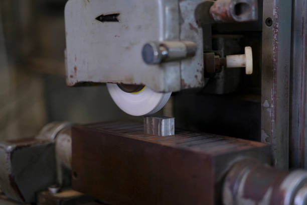 istock Close up of work tool at metal workshop. 1803389542