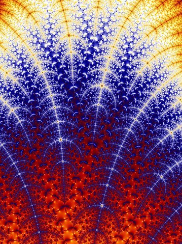 Peacock Feathers Abstract Art Fractal