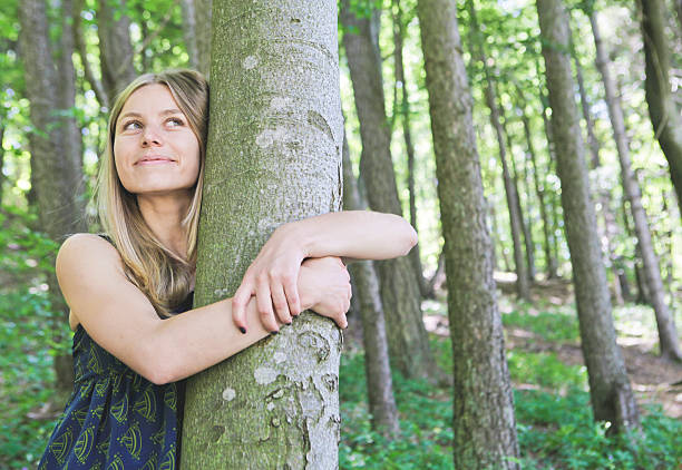 istock Girl in a forest 180342722