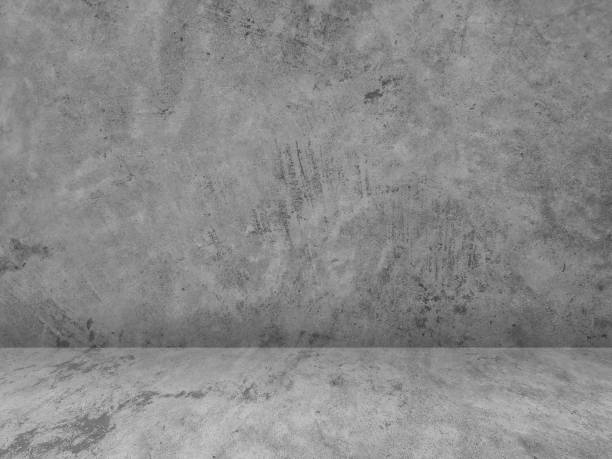 istock Concrete wall background for displaying products in 3d. 1803448196