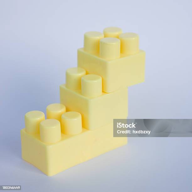 Plastic Building Blocks Stock Photo - Download Image Now - Achievement, Block Shape, Brick