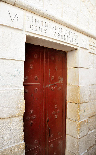 istock Jerusalem, Israel: Via Dolorosa, 5th station, Franciscan church 180349190