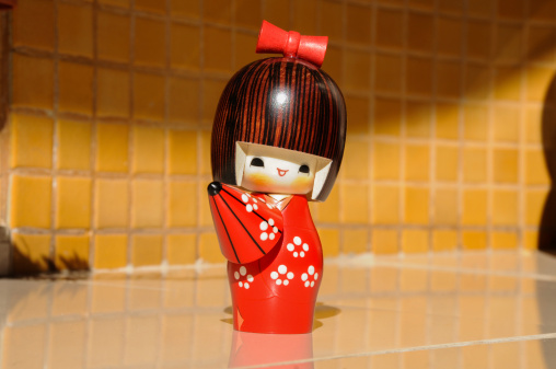 detail of japanese toy