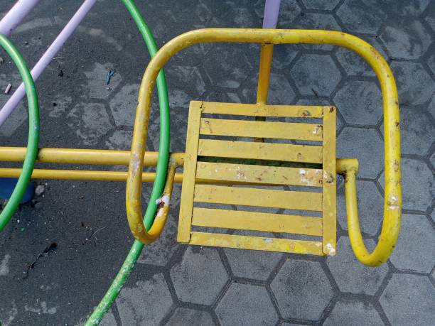 istock Close up of colorful playground 1803544666