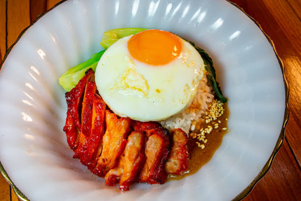 istock Rice Hong Kong Red Pork. 1803565768