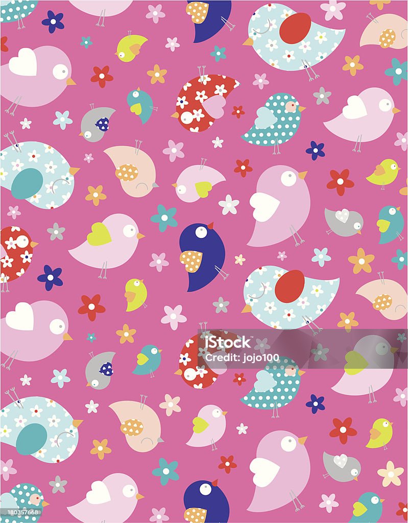 Adorable motif chic de Pâques avec des fleurs - clipart vectoriel de Abstrait libre de droits
