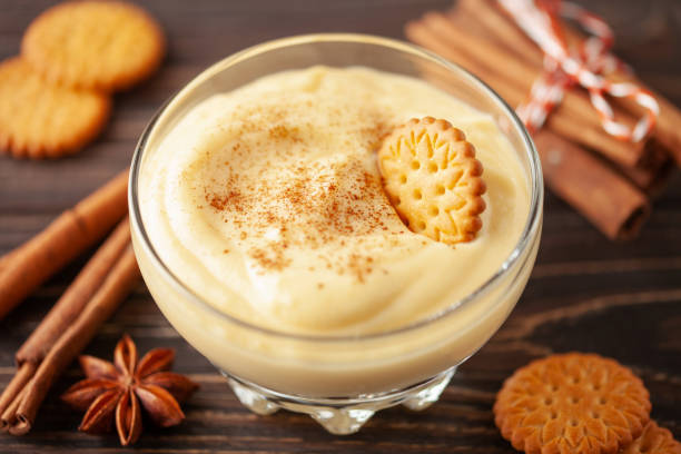 istock Natilla, Classic Spanish or Latin Custard Dessert. It is made with eggs, milk, sugar, cinnamon, and vanilla. 1803578258
