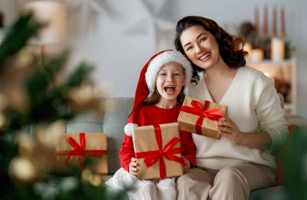 istock family celebrating Christmas 1803584255