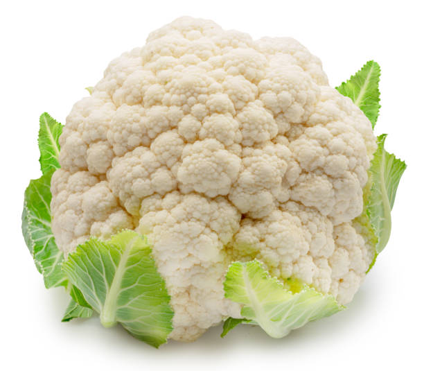 istock Cauliflower cabbage isolated on white background. File contains clipping path. 1803599955
