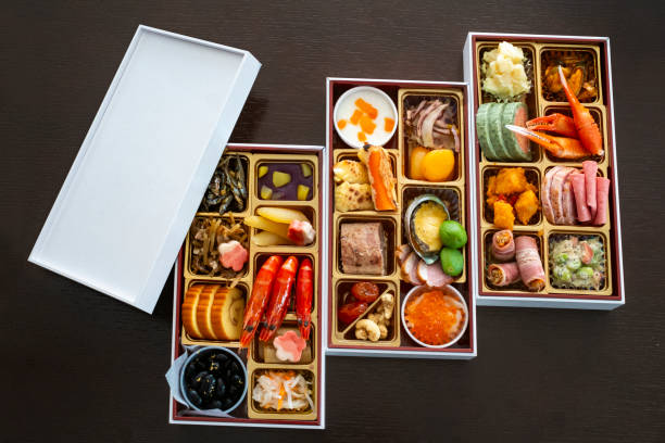 istock Gorgeous Japanese New Year's dishes. 1803627560
