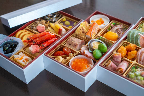 istock Gorgeous Japanese New Year's dishes. 1803627562