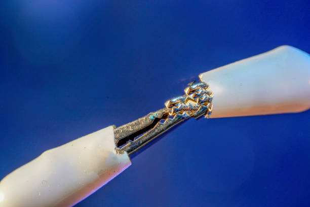 Electric wire and smoke is meant to symbolize blown insulation or overheating