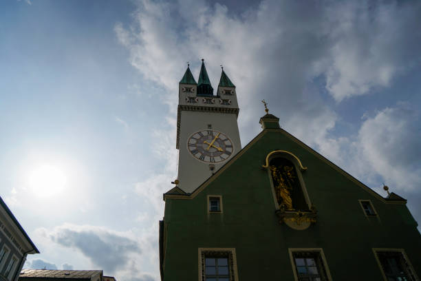 Straubing is a Lower Bavarian town with a well-preserved old town with medieval architecture