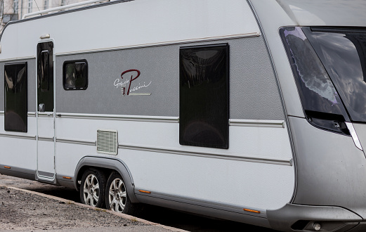 Minsk, Belarus, November 20, 2023 -  camping van - Tabbert - mobile home