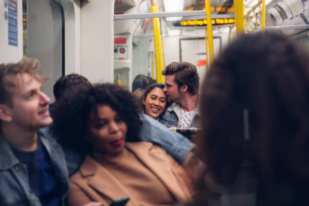 istock Couple in the subway 1803642419