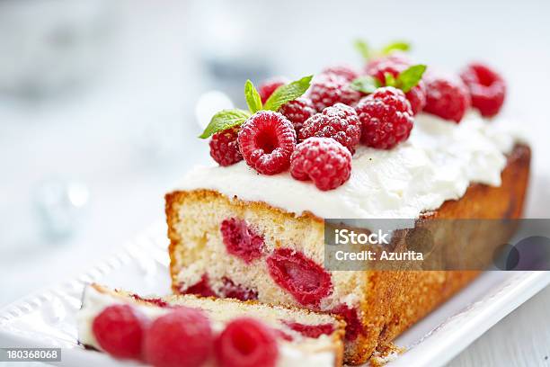 Raspberry Cake For Holidays Stock Photo - Download Image Now - Raspberry, Fruitcake, Cake
