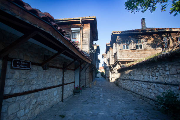 istock Streets in Nessebar Bulgaria 1803714730