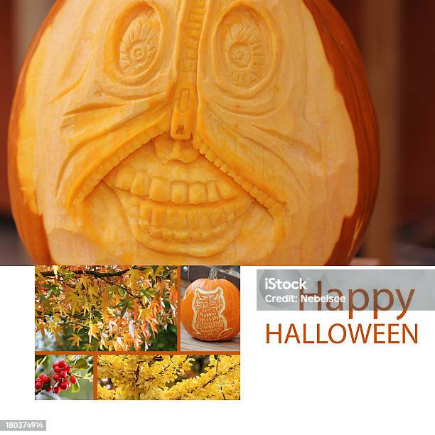 Happy Halloween Stockfoto und mehr Bilder von Baum - Baum, Blatt - Pflanzenbestandteile, Composite-Technik