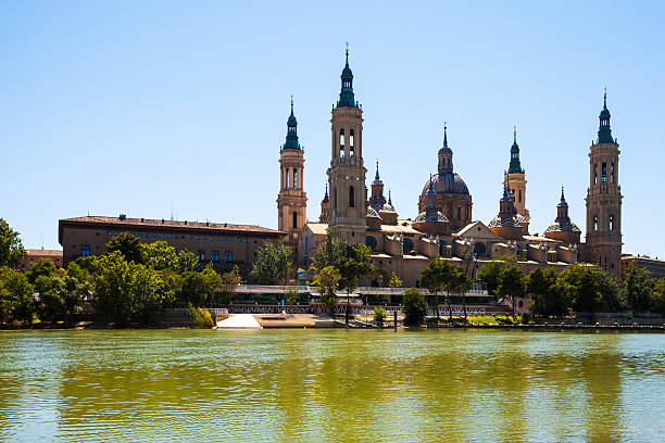 istock Summer view of Cathedral in Zaragoza 180379634