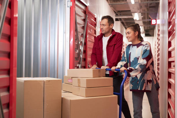 istock Couple Storing Belongings in Rented Unit 1803816914