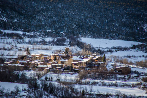 Winter in La Cerdanya, Pyrenees, Spain