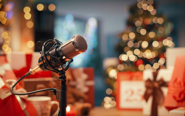 istock Christmas podcasts and live streaming 1803850756