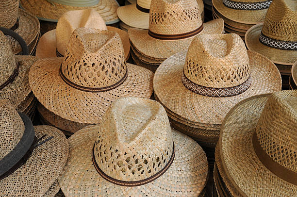 istock French hats on the market 180394487