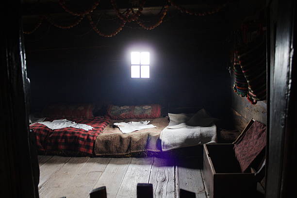 istock Traditional serbian house bedroom 180396267