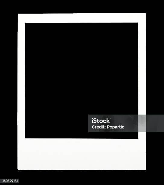 Blank Photo Stock Photo - Download Image Now - Black And White, Black Background, Blank