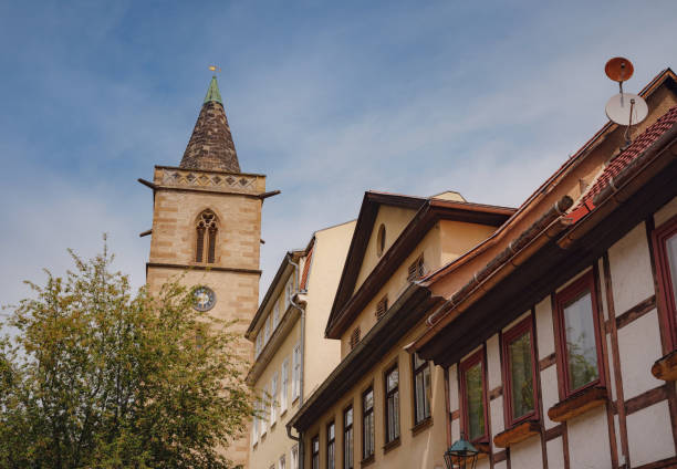 istock spring travel to Europe. beautiful old German cities 1803991505