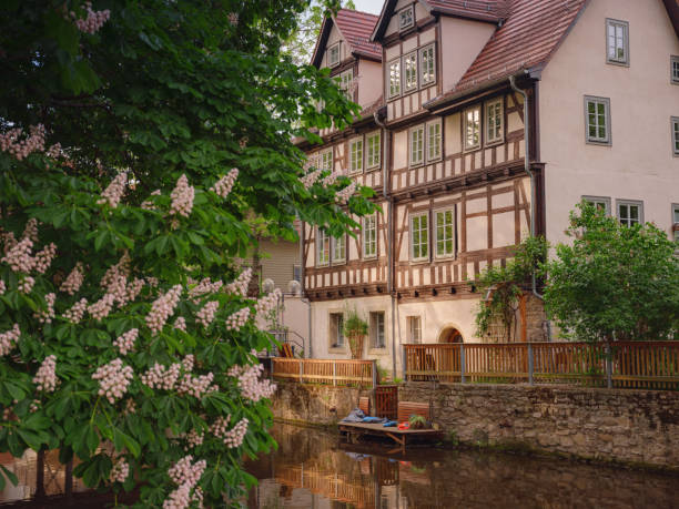 istock spring travel to Europe. beautiful old German cities 1803997606
