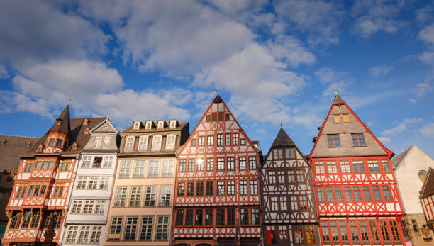 istock spring travel to Europe. beautiful old German cities 1804006317