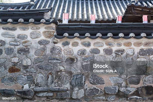 Photo libre de droit de Corée Traditionnelle De Mur banque d'images et plus d'images libres de droit de Abstrait - Abstrait, Architecture, Asie