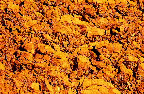 Red rock texture stock photo