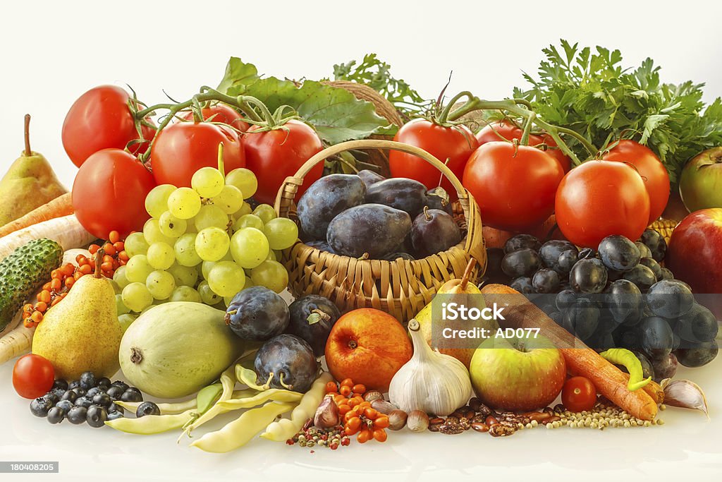 秋の果物と野菜 - みずみずしいのロイヤリティフリーストックフォト