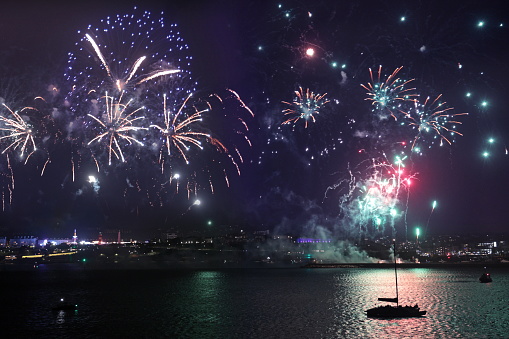 Plymouth Harbour - National Fireworks competition