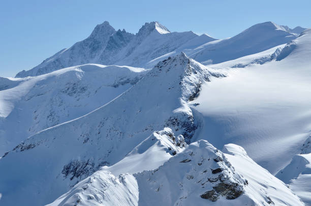 istock Snow covered mountain slopes in the Alps 1804123964