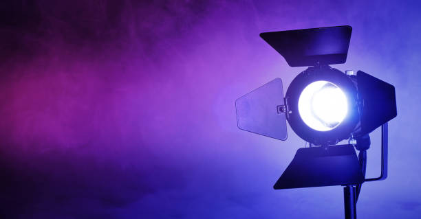istock Spotlight movie show concept background, with copy space for text. 1804164678