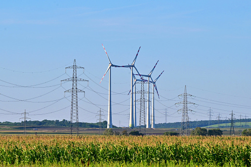 Wind turbines in Lower Austria