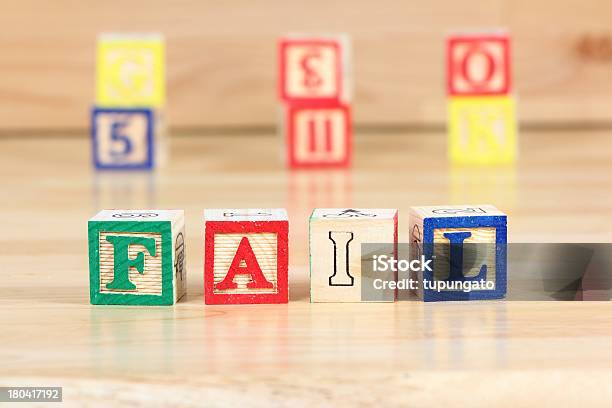 Fail Stockfoto und mehr Bilder von Alphabet - Alphabet, Bauklotz, Bildung