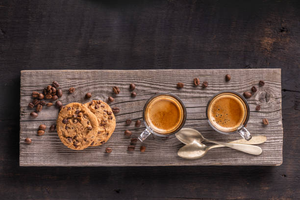 istock espresso coffee in cup and chocolate chip cookies 1804177258