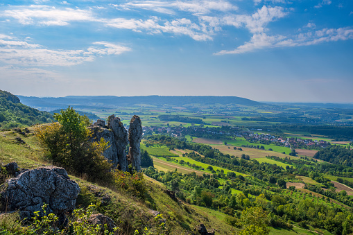 Landscape near elbow in Rhön