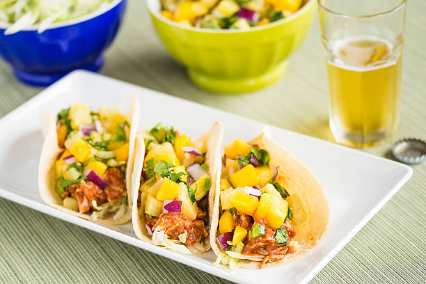 istock Hawaiian BBQ Chicken Tacos 180421138