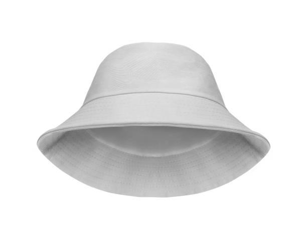 istock white bucket hat Isolated on a white background 1804211456